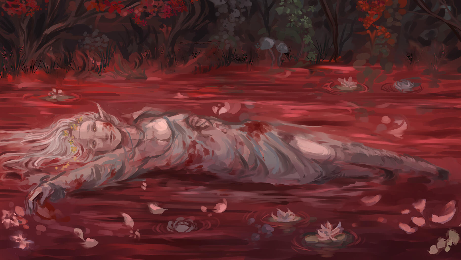 Reminder: pieces like these two payed an added fee for backgrounds, complex compositions, etc.